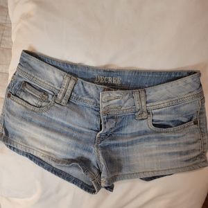 Decree Jean Shorts Sz 9